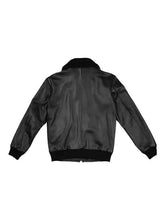Black G-1 Flight Leather Bomber Jacket